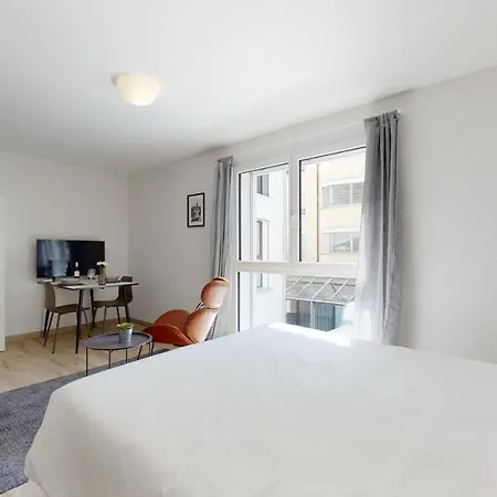 公寓 Furnished Studio #105 - Swiss Resort Aigle 埃格勒